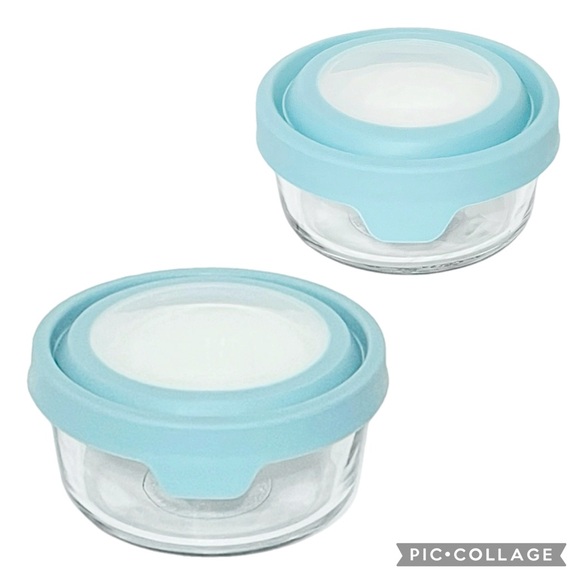 (3) Glass Food Storage Containers - Picture 4 of 5